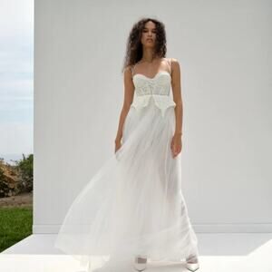 NWT For Love + Lemons Lily Bridal Dress